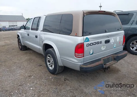 2002 Dodge Dakota Sport from USA, damaged, VIN 1B7HL38X92S719266